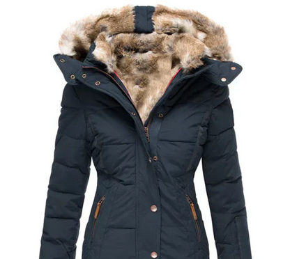 Bella - Comfortabele winterjas met teddy voering