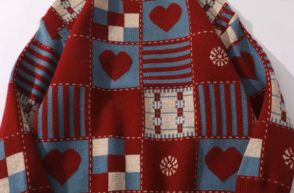 Hearth Patchwork Loom Wollpullover