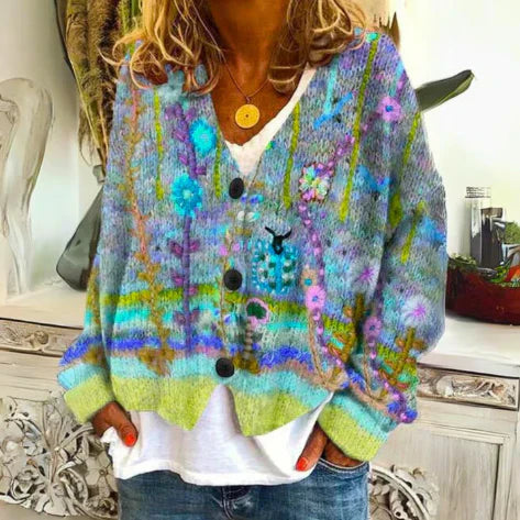 EVIE | Blumen-Cardigan