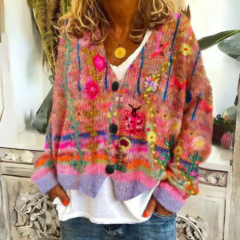 EVIE | Blumen-Cardigan