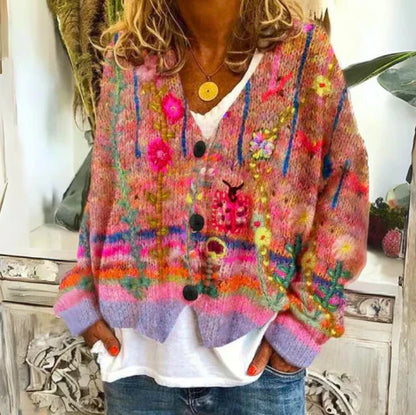 EVIE | Blumen-Cardigan