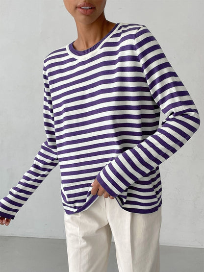 Striped Loose Sweater