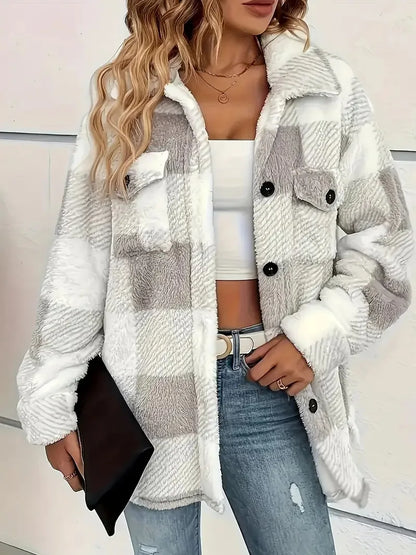 Martin | Stilvolle karierte Fleecejacke