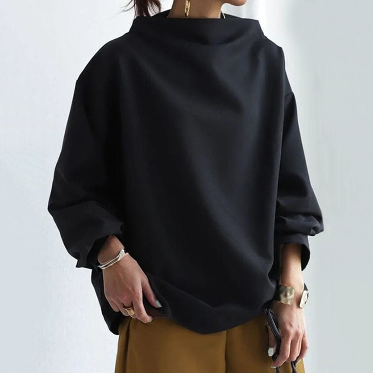 ELIANA™ - Pullover mit hohem Kragen