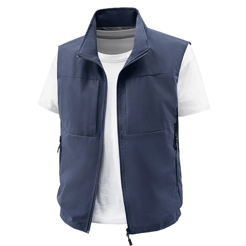 Ademend vissersvest