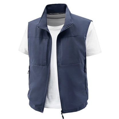 Ademend vissersvest