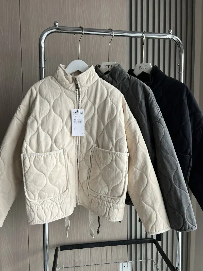 Roz - Veste Détaillée de Poche Quotidienne