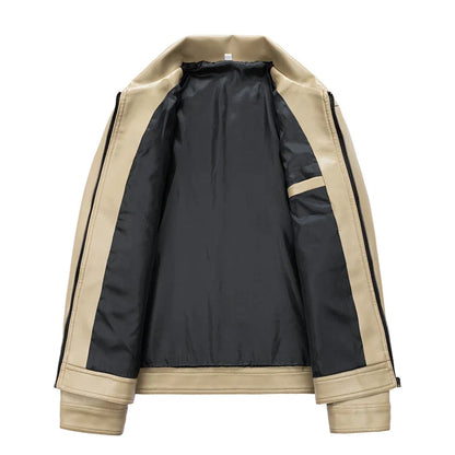 Bronco Leder-Bomberjacke