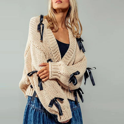 Belle Bow Strickjacke