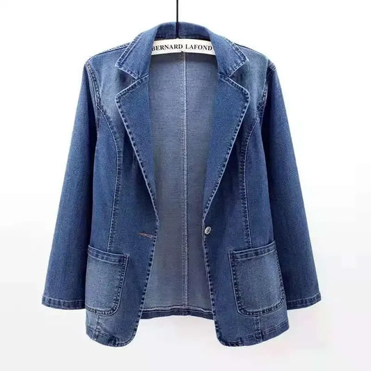 Nadia – Stilvoller Casual-Denim-Blazer