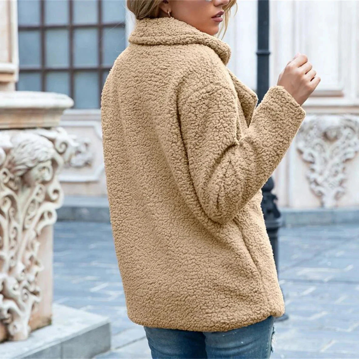 Aveline Fleecemantel – Preston Taylor Collectie