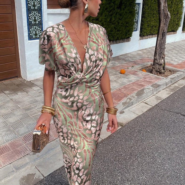 Elisa | Verfijnde zijden jurk