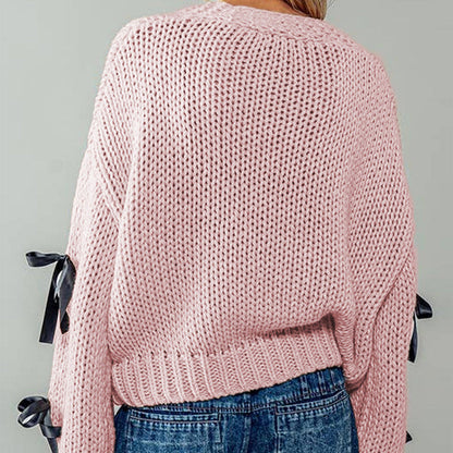 Belle Bow Strickjacke