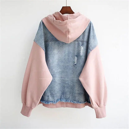Vivian | Jeansjacke mit Kapuze