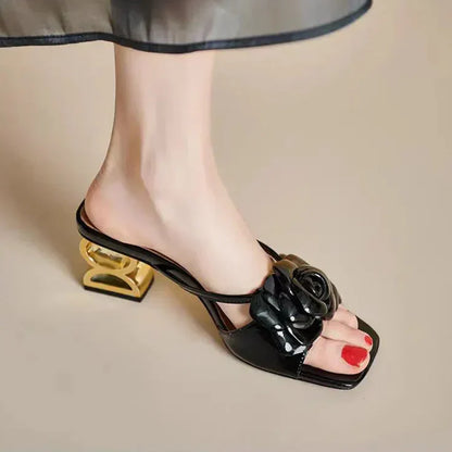 Solenza™| Dera Bloemen Sandalen