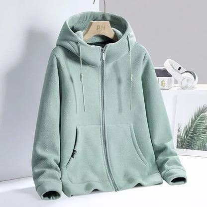 Klara hoodie met rits