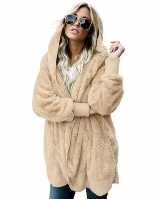 Cathy | Cardigan van dubbellaags fleece voor herfst en winter