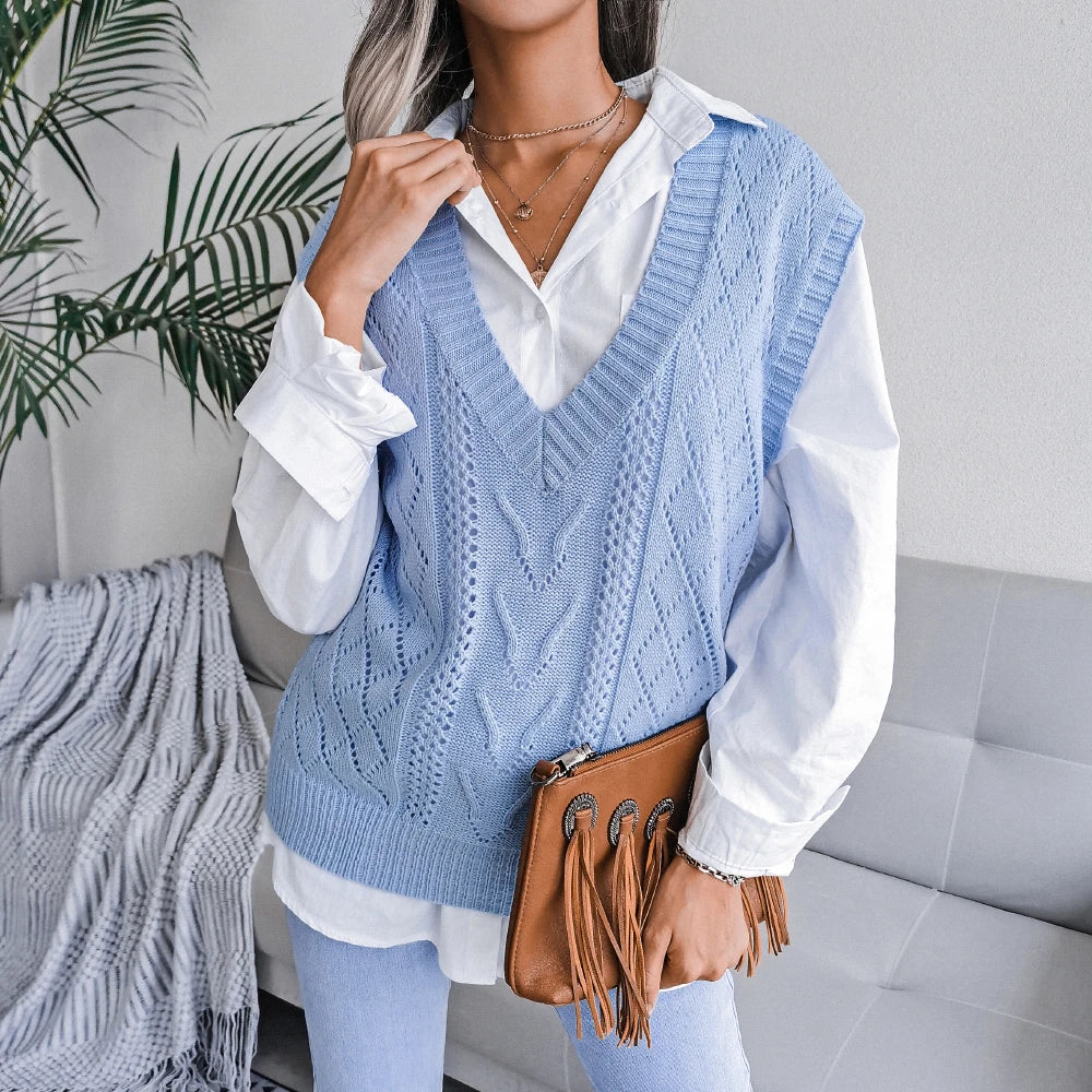 Ellsworth Calloway Gebreid wollen vest