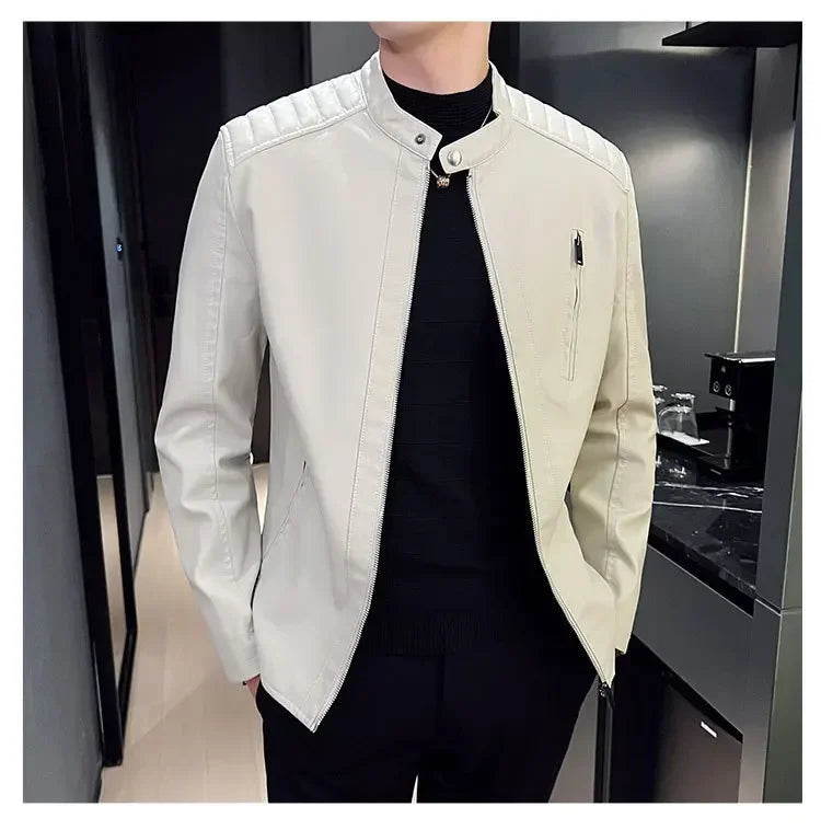 Elegante Lederjacke