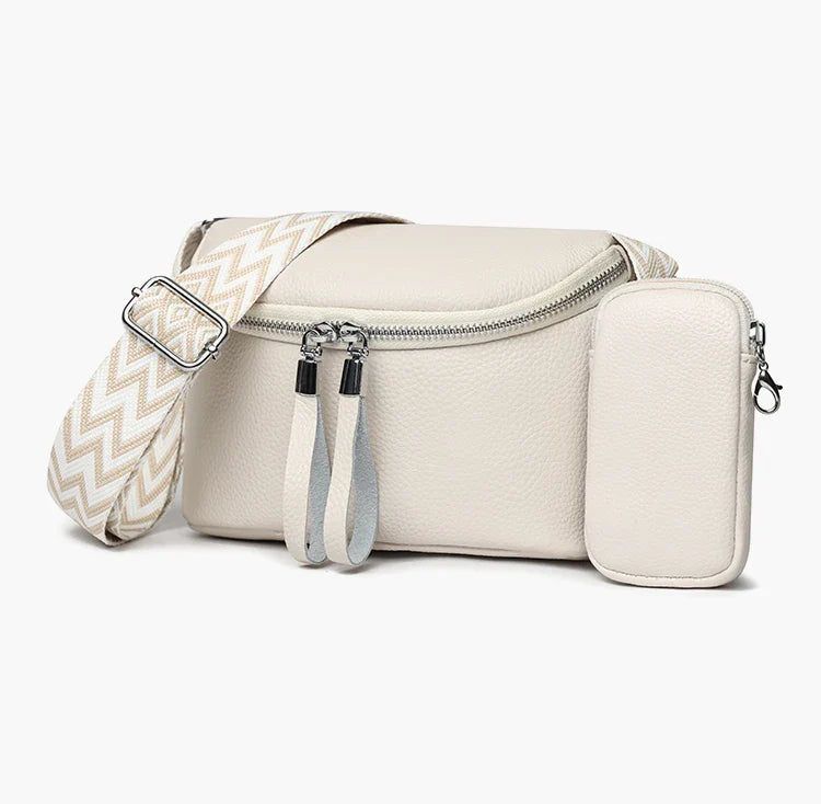 Nina | Luxe Leren Schoudertas