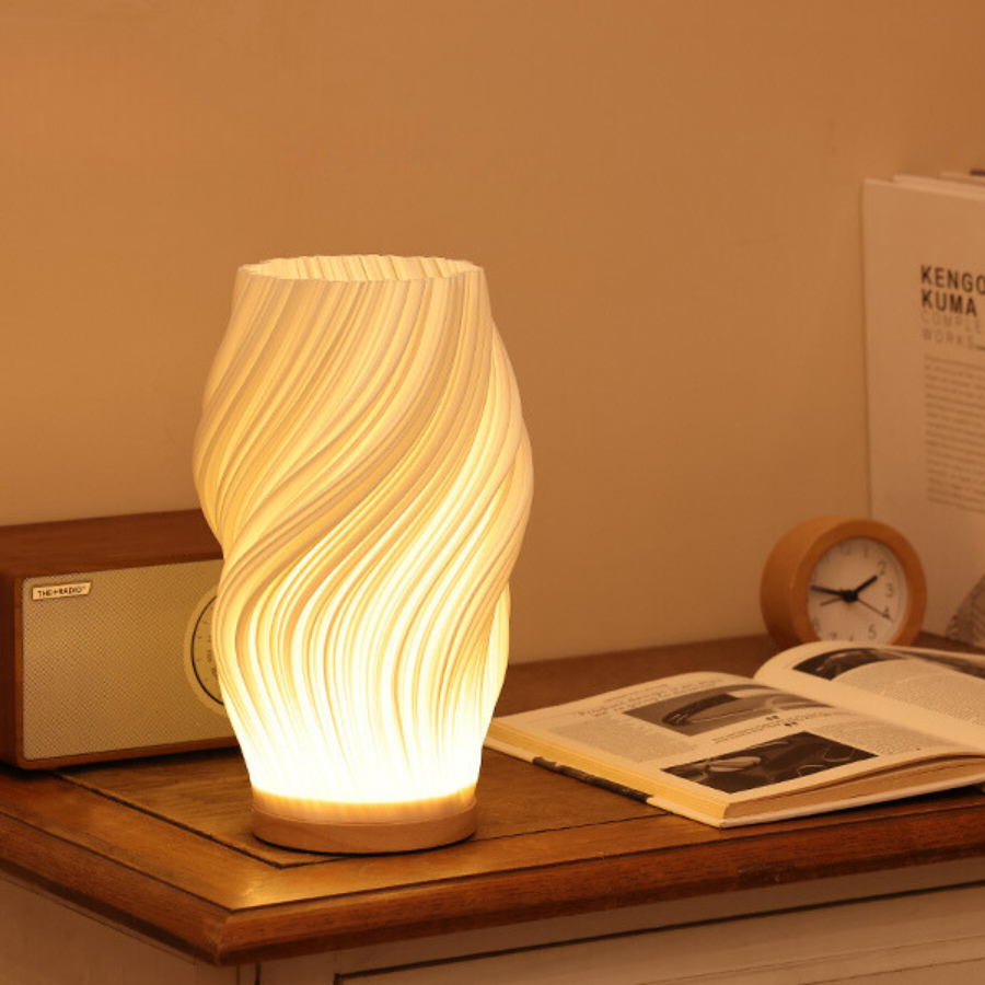 Serene wavecrest lamp