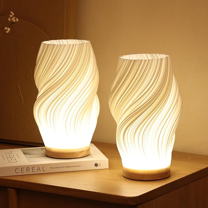 Serene wavecrest lamp