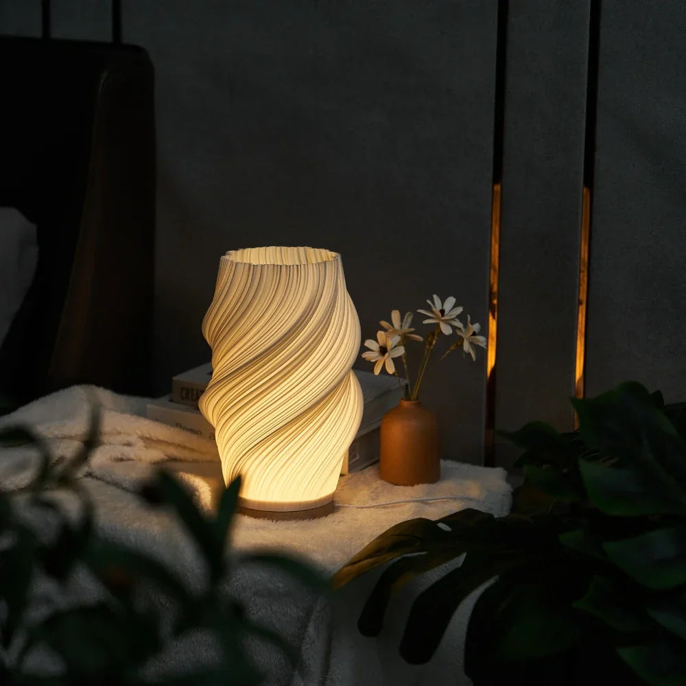Serene wavecrest lamp