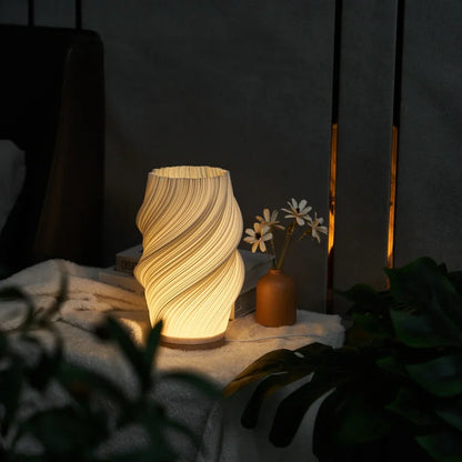 Serene wavecrest lamp