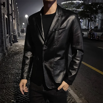 Rasmus™ Urban – Slim-Fit Blazer aus Kunstleder (mehrere Farben)