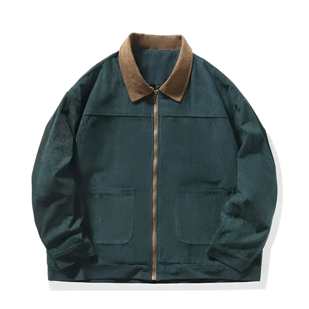 MONTANA CORD-DETAIL COLORBLOCK-JACKE