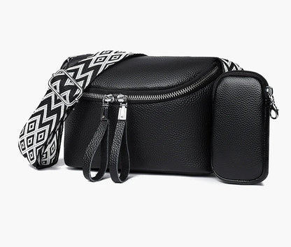 Nina | Luxe Leren Schoudertas