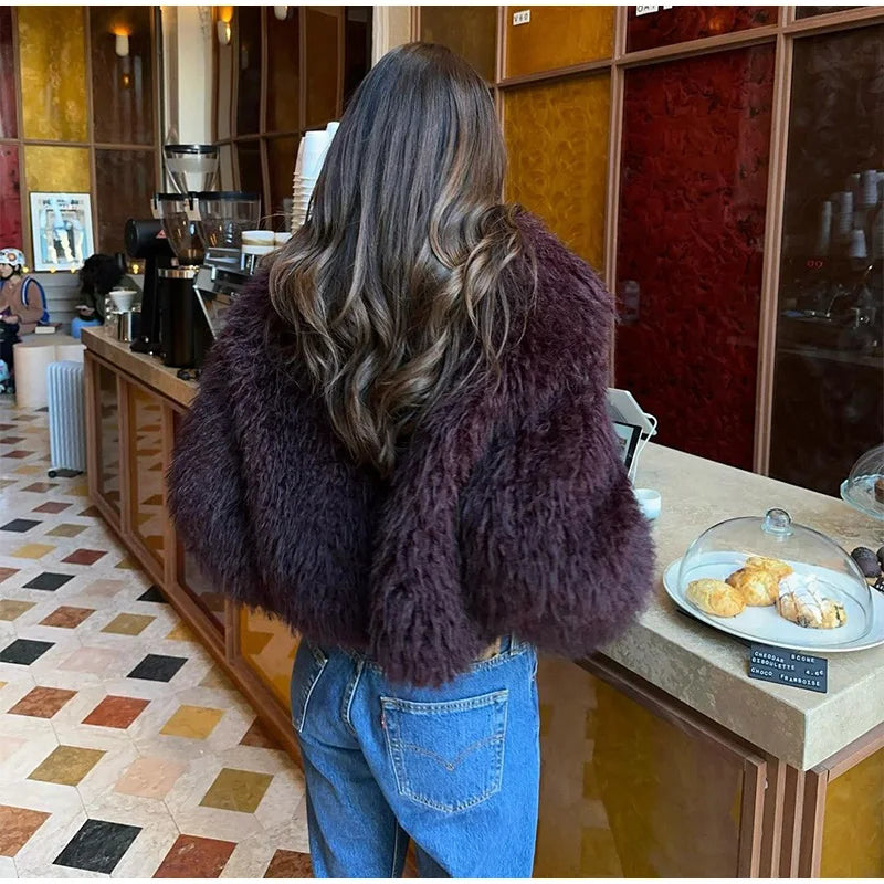 Fatima Kunstpelzjacke