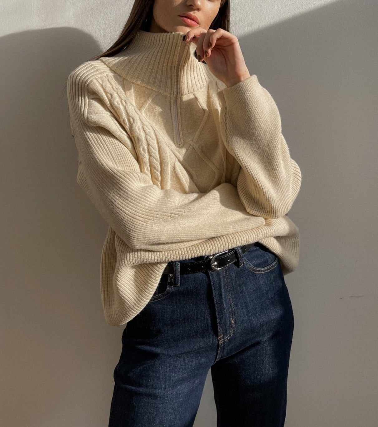Kiera oversized wollen trui
