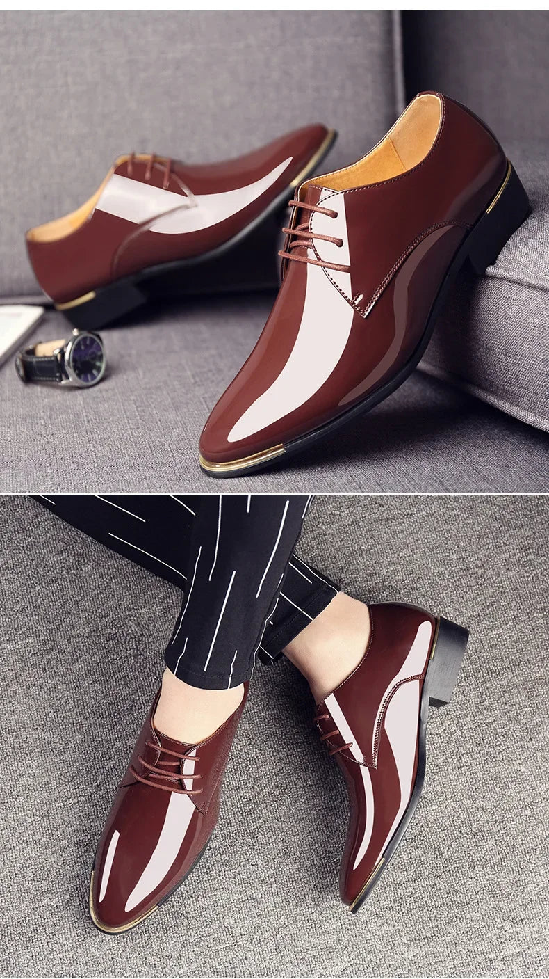 HENRY™ | HERENSCHOENEN VAN PATENTLEER IN BRITS STIJL