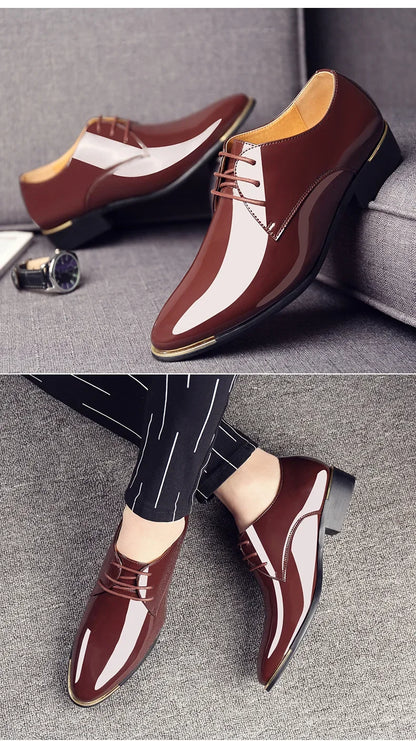 HENRY™ | HERENSCHOENEN VAN PATENTLEER IN BRITS STIJL