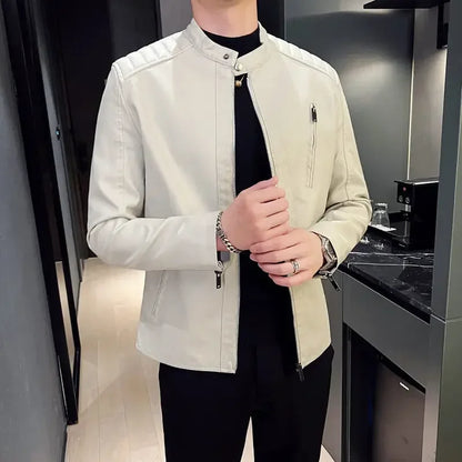 Elegante Lederjacke