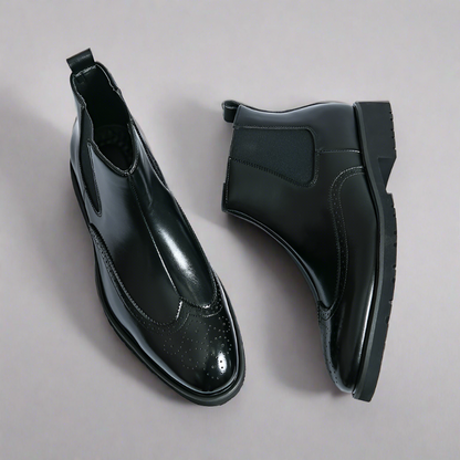 Dwight | Kunstläder Chelsea-Stiefel