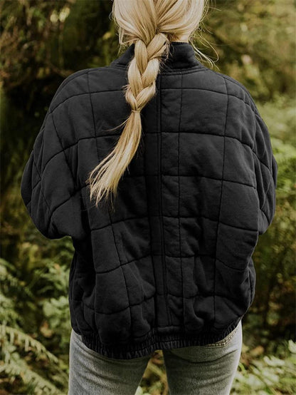 Rasmine | Stilvolle gesteppte Jacke mit Reißverschluss