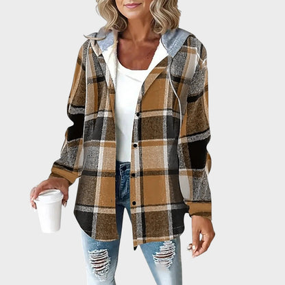 SNEŽANA | DAMEN-KAROJACKE MIT KNÖPFEN