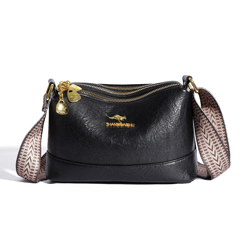 Addison | Elegante Leren Schoudertas