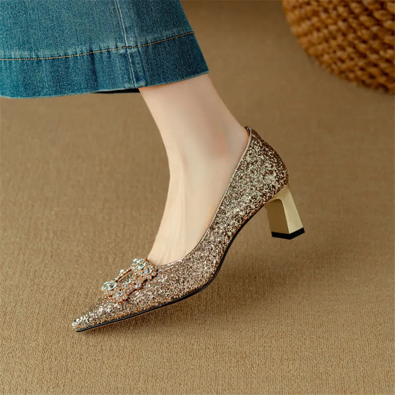 Solenza™| Gloria Glitzer Pumps