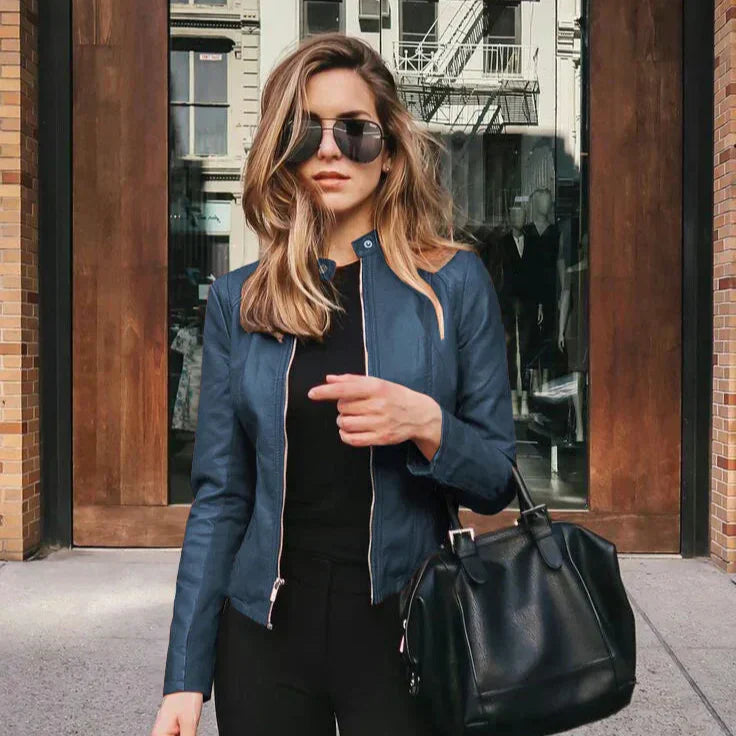 Hannah | Chique Leren Jas