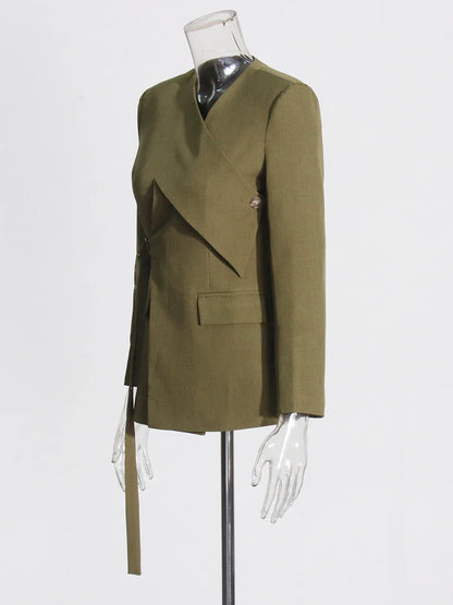 Asymmetrischer Schicker Blazer