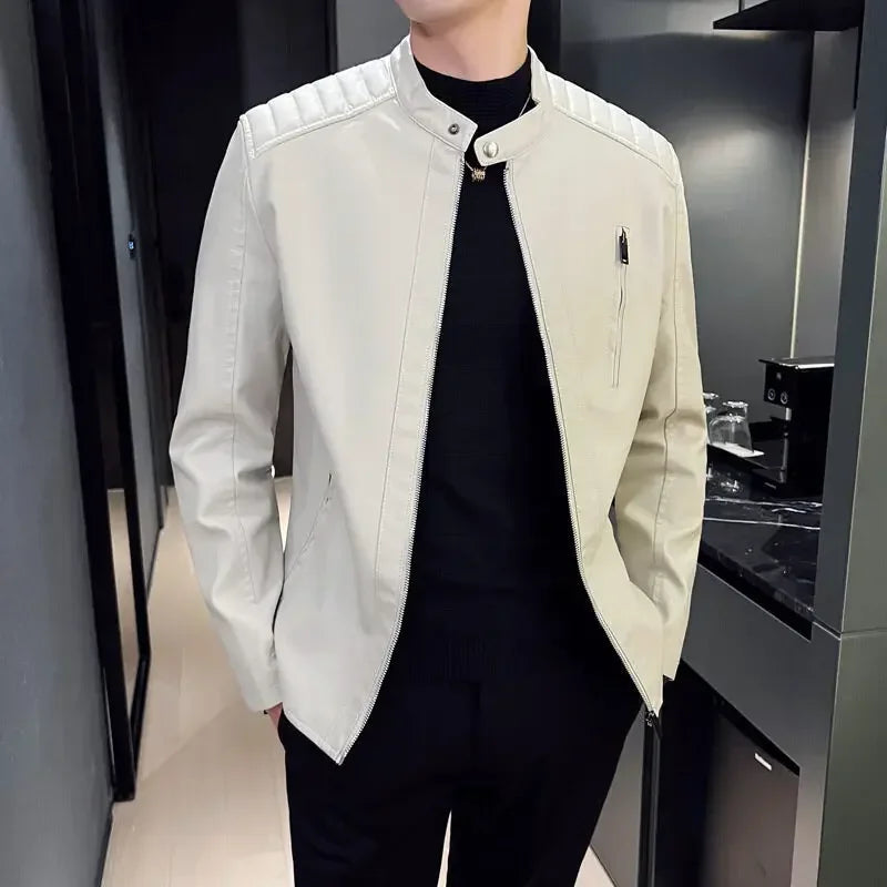 Elegante Lederjacke