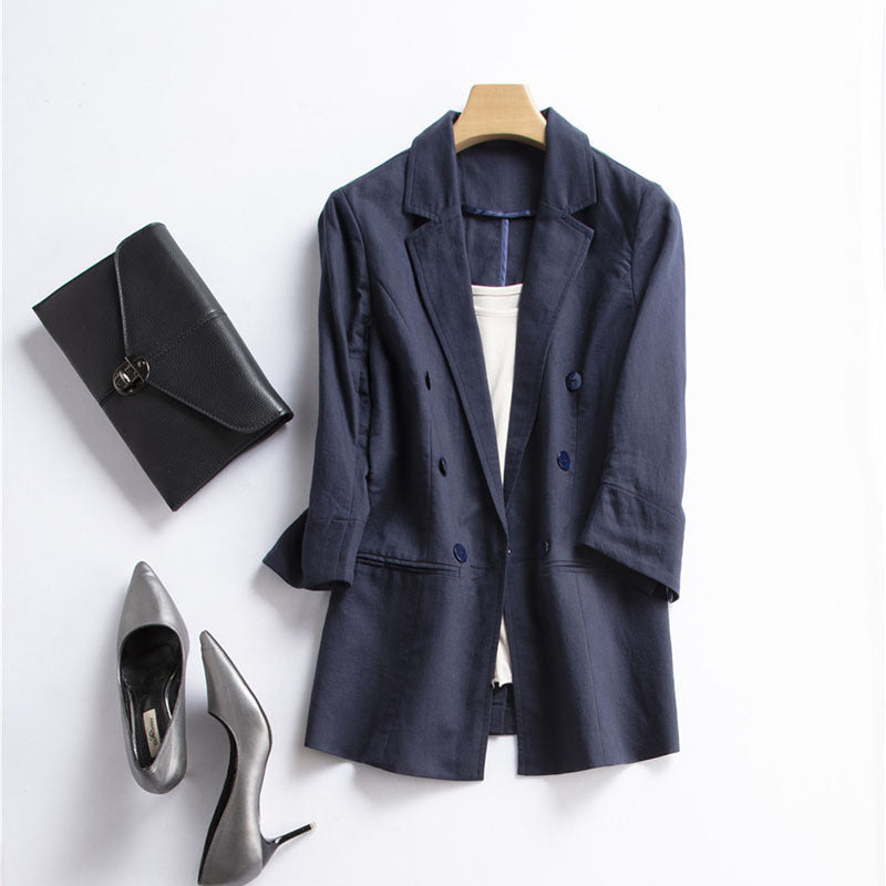Sienna Blazer met gerimpelde mouwen