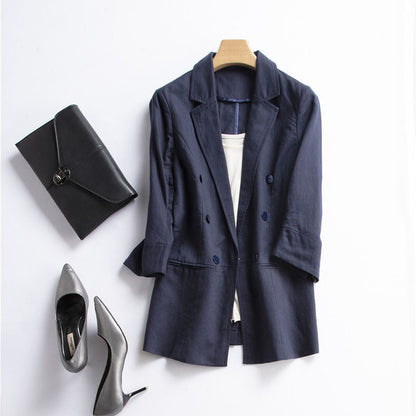 Sienna Blazer met gerimpelde mouwen