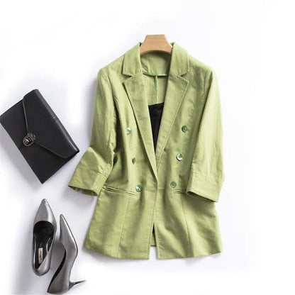 Sienna Blazer met gerimpelde mouwen