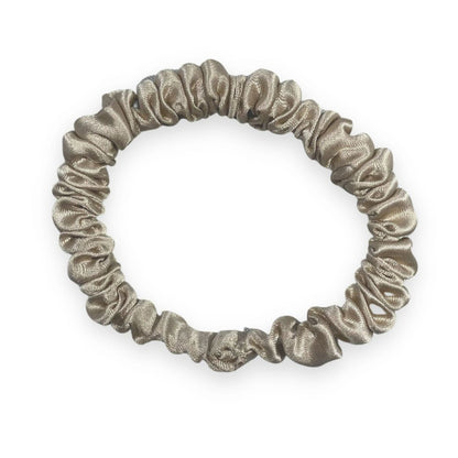 SILK SCRUNCHIE MINI (3er-Pack) – BEIGE