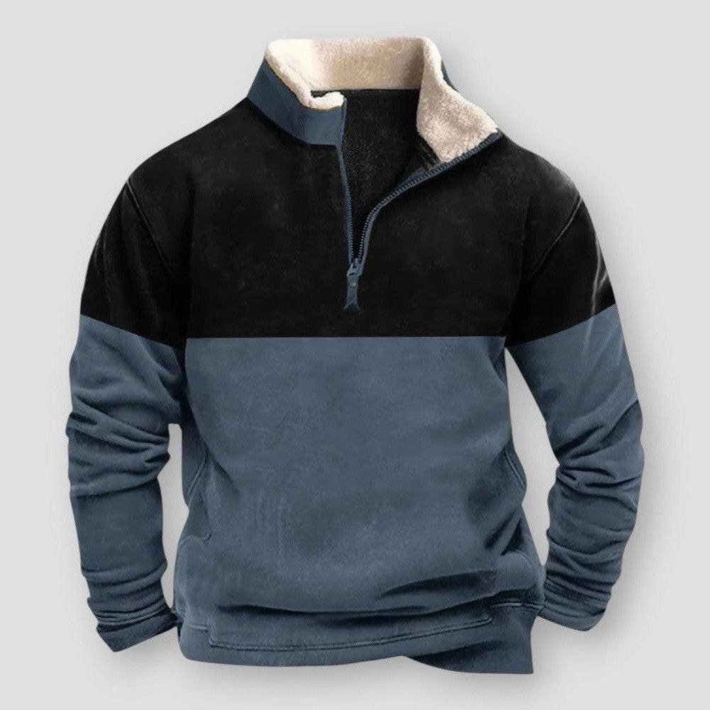 Sky Madrid Chester Halb-Zip Sweatshirt