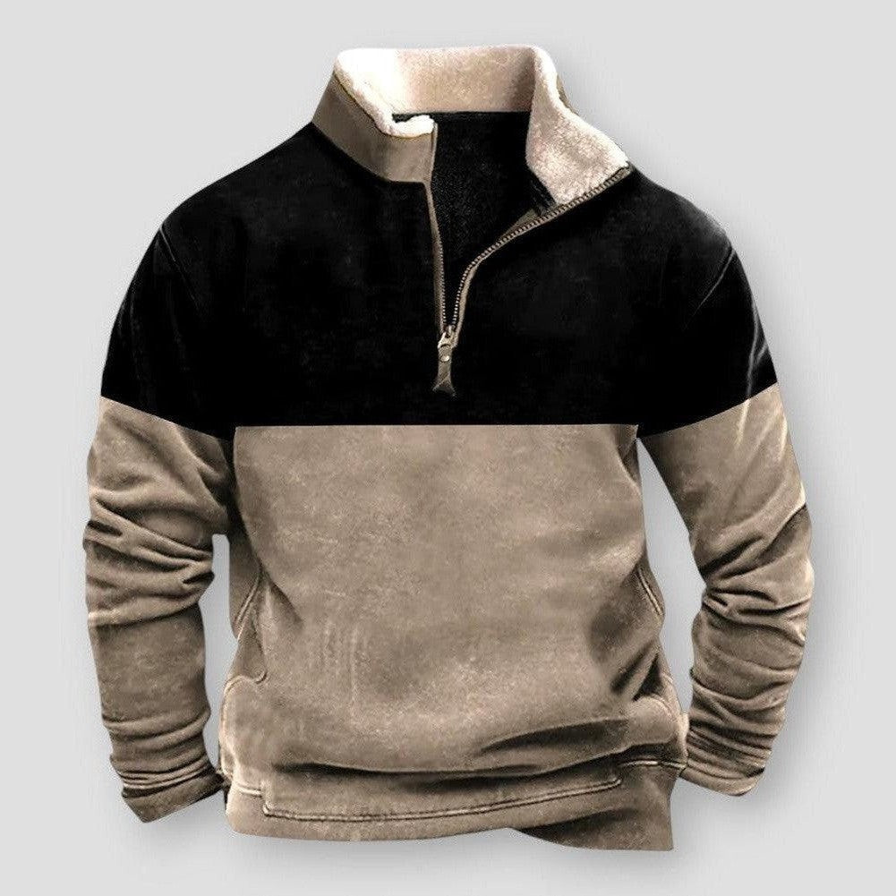Sky Madrid Chester Halb-Zip Sweatshirt